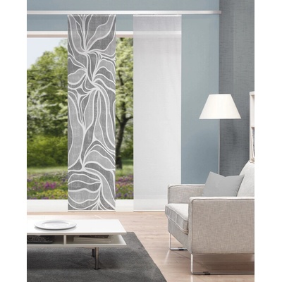 Home Wohnideen japonská stena 84571 VAGUE 0307 siva 260x60 cm (v x s)