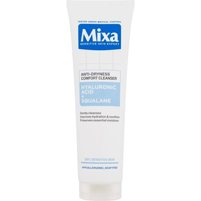 Mixa Hyaluronic Acid + Squalane Anti-Dryness Comfort Cleanser от Mixa за Жени Почистващ гел 150мл