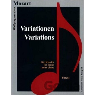 Mozart, Variationen