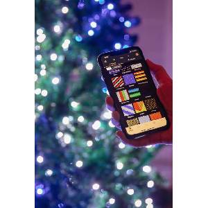 Twinkly Интелигентни лампички за коледна елха Strings 250 LED RGB + W 20mb (TWS250SPP.BEU)