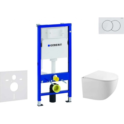 Geberit Duofix s tlačidlom Delta01 SANI11CA3120