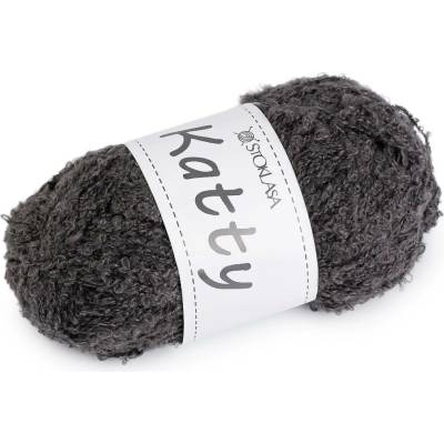 Pletací příze nopková Katty 100 g Varianta: 10 šedá ocelová, Balení: 1 ks 60556/156577/280617