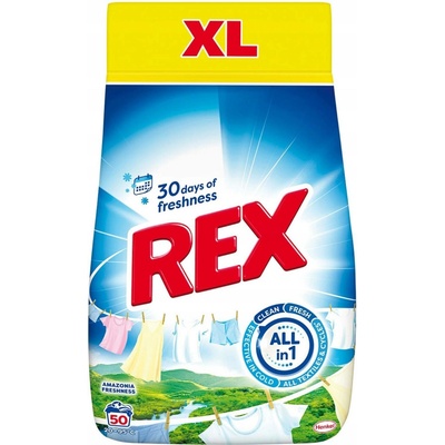 Rex Amazonia Freshness univerzální prací prášek 2,75 kg 50 PD