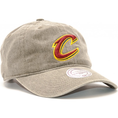 Mitchell & Ness Blast Wash Slouch Cleveland Cavaliers Olive Strapback zelená zelená