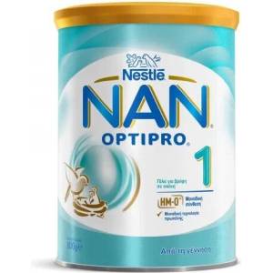 NESTLE Адаптирано мляко с оптимизирани протеини за бебета 0+, Nestle Nan Optipro 1 Milk Powder for Infants 800g