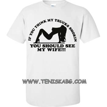 Image 1 of Fruit of the Loom Тениска със щампа - my truck