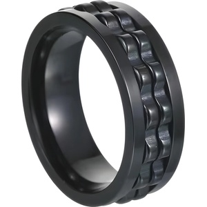 HARAHU Пръстен IK-32063 - Черен / 69mm KP32063