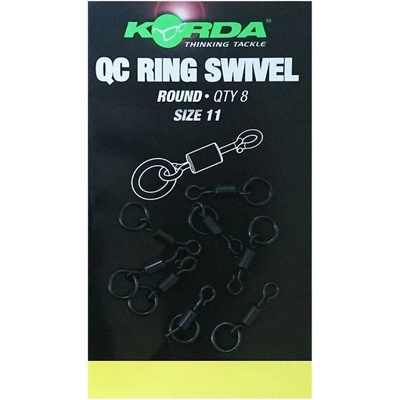 Korda Obratlík s kroužkem Ring Swivels veľ.11 8 ks