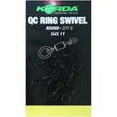 Korda Obratlík s kroužkem Quick Change Swivels Round veľ.11 8 ks