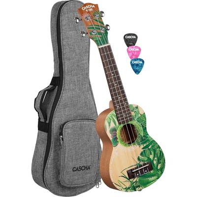 Cascha HH 2602 Art Series Leafy Сопрано укулеле (HH 2602)