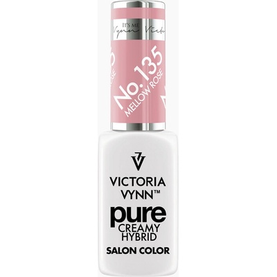 VICTORIA VYNN Hybridní gel lak PURE CREAMY HYBRID 135 Mellow Rose 8 ml