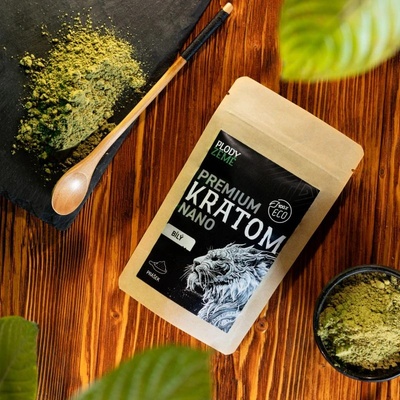 Plody Země Kratom nano premium White Bílý 1 kg – Zboží Dáma