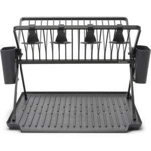 Brabantia Тъмнозелена метална двуетажна тавичка за оттичане 42x51 cm - Brabantia (139482)