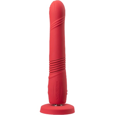 Lovense - Gravity Thrusting Dildo App Controlled Red