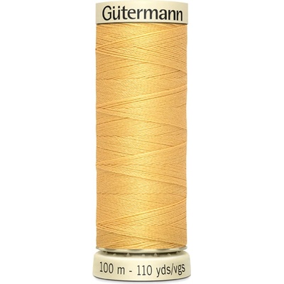 415 Univerzální šicí nit Gütermann 100% PES, žlutá
