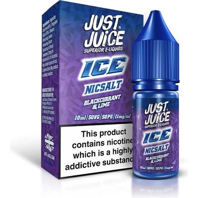 Just Juice ICE Blackcurrant & Lime Just Juice Salt 10 ml 20 mg