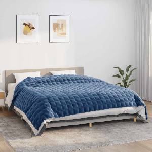 Pure Line Home Тежко одеяло синьо 235x290 см 11 кг