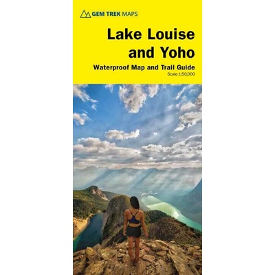 mapa Lake Louise,Yoho 1:50 t. Gem Trek