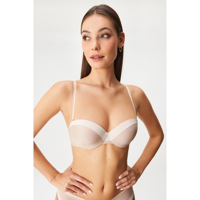 Hugo Boss Mirage Bardot vystužená béžová