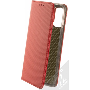 Pouzdro 1Mcz Magnet Book flipové Motorola Moto G60 červené