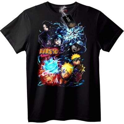 NOONEBRAND Тениска Naruto Аниме Герои - XS, White