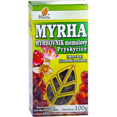 Milota Myrha Myrhovník molmolový pryskyřice 100 g