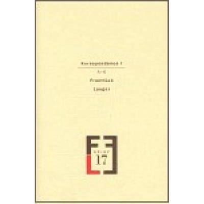 Korespondence I. A-K - František Langer