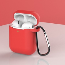 Enem Jednobarevný obal na Airpods 1/2 - s karabinou APP1OAIR033