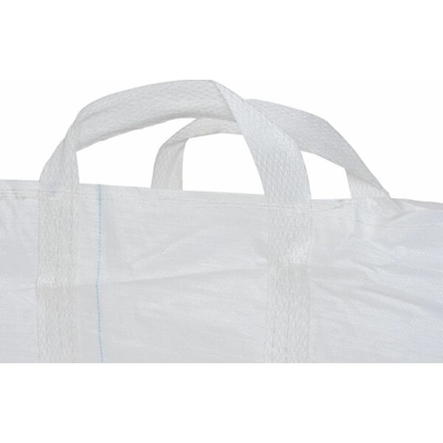 Pytel BigBag TSF2, 68x35x46 cm, PP, 2 uši, bílý, stahovací pytel, ploché dno, max. 100 kg, zahrada
