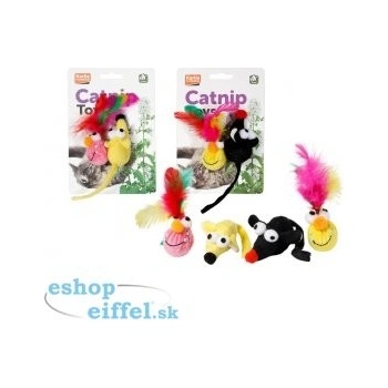 Karlie Hračka plyšová s Catnipem 2ks 6 cm