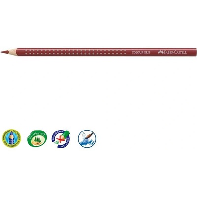 Faber-Castell Цветен молив FABER-CASTELL Grip 2001 триъгълен средно кафяв 112492 (112492)
