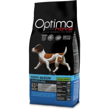 Image 1 of Optimanova Puppy Medium - Chicken & Rice 2 kg