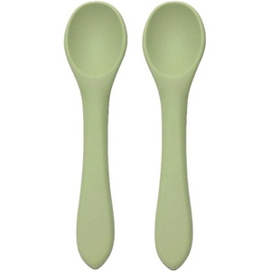 Lorelli Силиконови лъжички Lorelli - Natural, 2 броя, Fresh Green (10230690004) - ozone