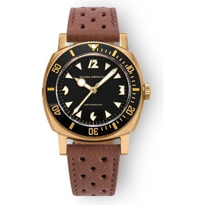 Nivada Grenchen Depthmaster Bronze Brown Racing Strap