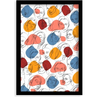 Plagát Women - čierny rámik 20x30 - 55114