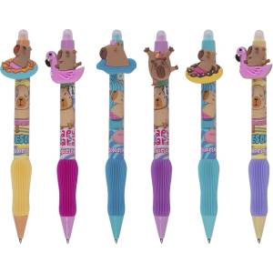 Colorino Химикалка COLORINO изтриваема 3D Capybara 0, 5 mm син цвят за писане R01737PTR (R01737PTR)