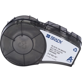 Brady M21-137-499 / 152094, 50.80 mm, Nylon, черно копиране / бял фон (152094)