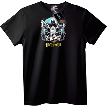 NOONEBRAND Тениска Harry Potter сова - 2XL, White