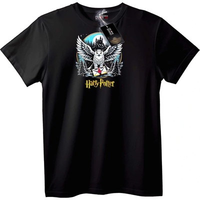 NOONEBRAND Тениска Harry Potter сова - 2XL, White