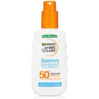 Garnier Ambre Solaire Sensitive Advanced Spray, много висока слънцезащита, за светла, чувствителна кожа SPF 50+ 150ml (C6871000)