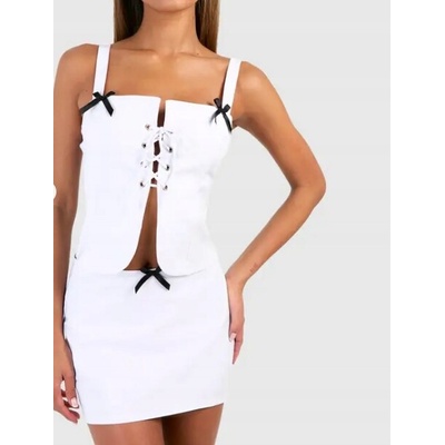 Boohoo mini sukňa ceruzkového strihu