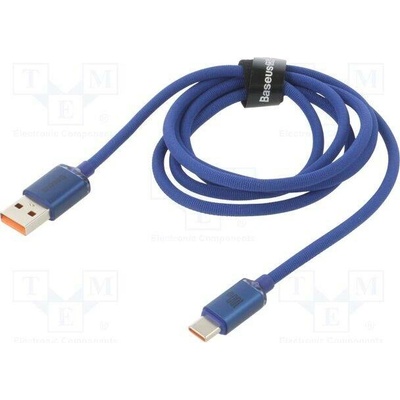 Baseus CAJY000403 USB 2.0, USB A vidlice, USB C vidlice, 1,2m, modrý