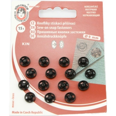 Knoflík stiskací KIN vel. 1 lak