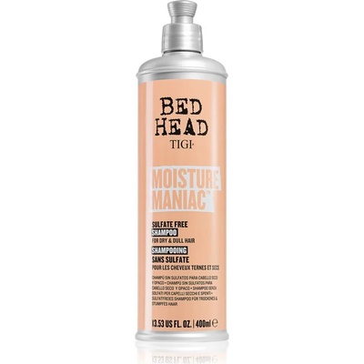 TIGI Bed Head Moisture Maniac почистващ и подхранващ шампоан за суха коса 400ml