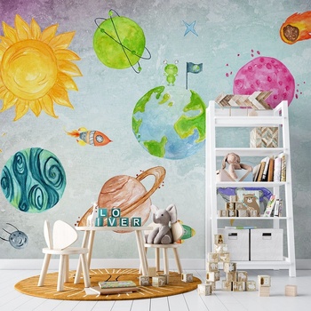 Art gift Фототапет Шарени планети