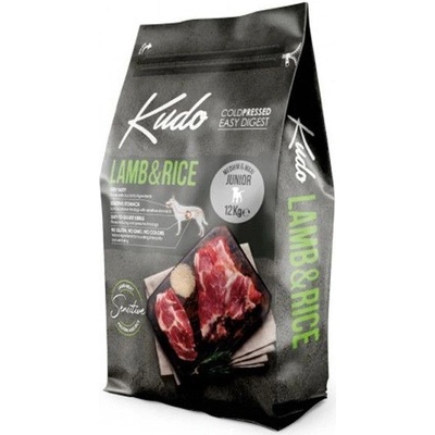 Kudo Dog Junior Medium&Maxi Lamb & Rice 12 kg