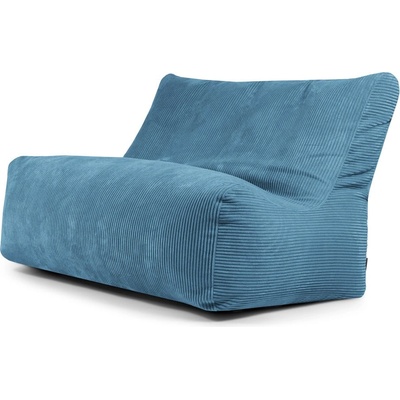 SLOWDOWN Син пуф от рипсено кадифе Sofa Seat Lounge - SLOWDOWN (SF90D WA PE)