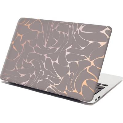 Sablio Samolepka na notebook Béžové vzorce - 38x26 cm