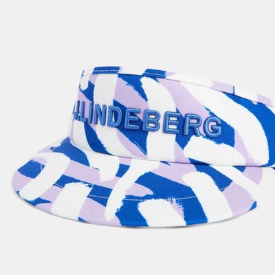 J.Lindeberg Viktor Print Visor šilt Purple painted zebra