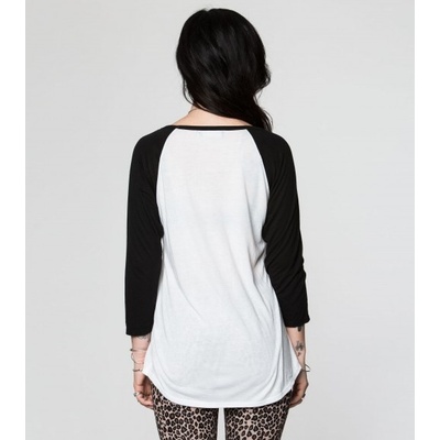 Metal Mulisha Dámské triko ALL NIGHT RAGLAN WMS černá
